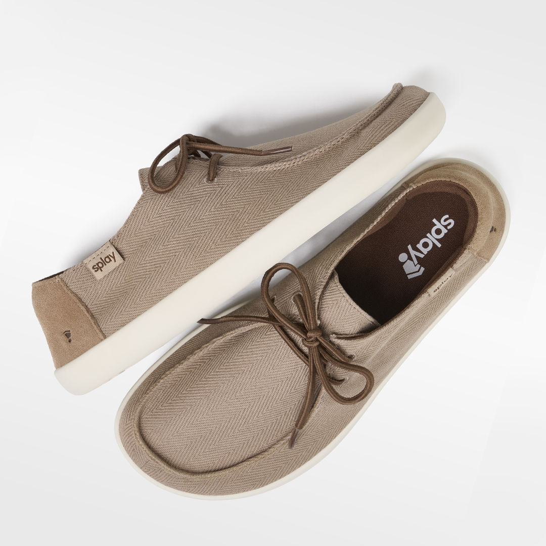 Weekender Driftwood barefoot shoes for gradual barefoot shoe adaptation