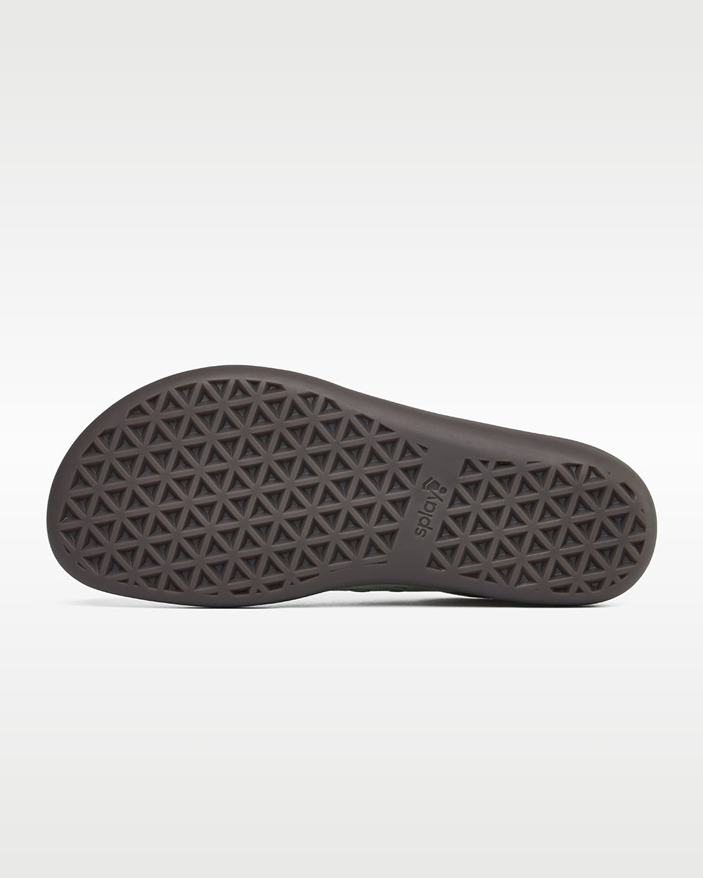 Splay Freestyle Ash barefoot shoes — minimal low-top lace-up sneaker, outsole tread of a single shoe