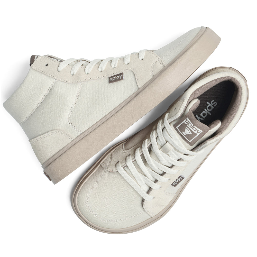 Splay Shoes REV HT Barcelona red high-top sneakers built for mobility and ankle-friendly support.
