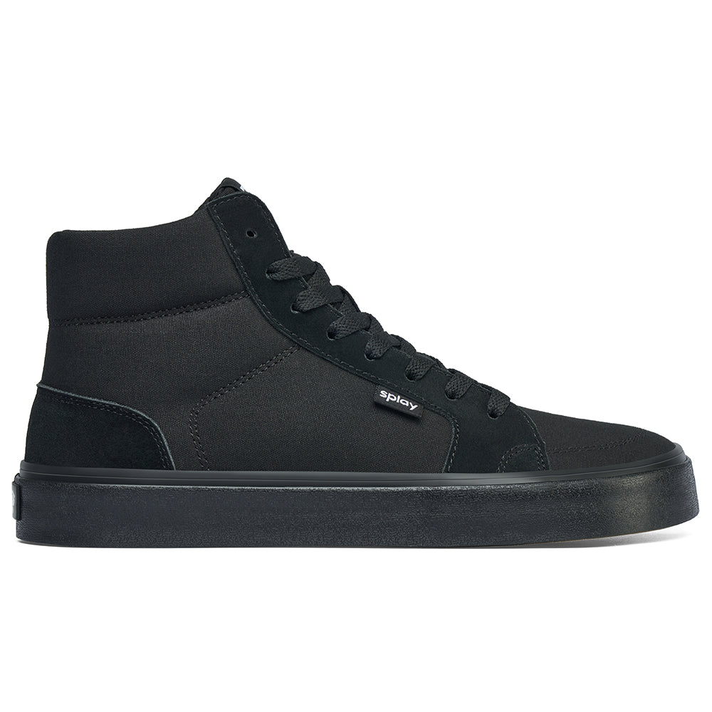 Splay REV HT Carlsbad high-top skate shoes designed for wide feet and board control.