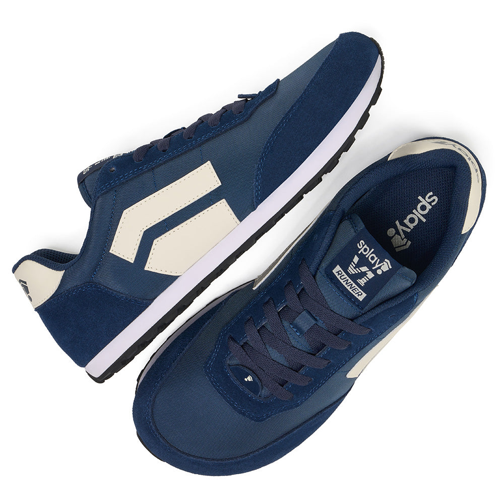 Runner V1 Classic Navy zero drop barefoot shoe for balance comfort and foot strength