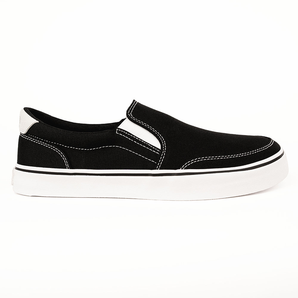 STREETSTYLE Slip-On Coal Barefoot Shoes, wide-toe, zero-drop