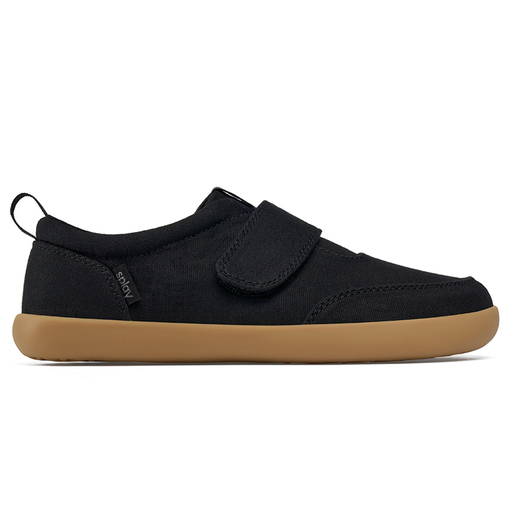 Durable shale-colored barefoot shoes for active kids, ideal for outdoor play.