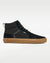Splay REV HTS Amsterdam barefoot shoes — high-top suede skate shoe, single shoe in left-side profile
