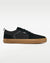 Splay REV LTS Amsterdam barefoot shoes — low-top suede skate shoe, single shoe in left-side profile