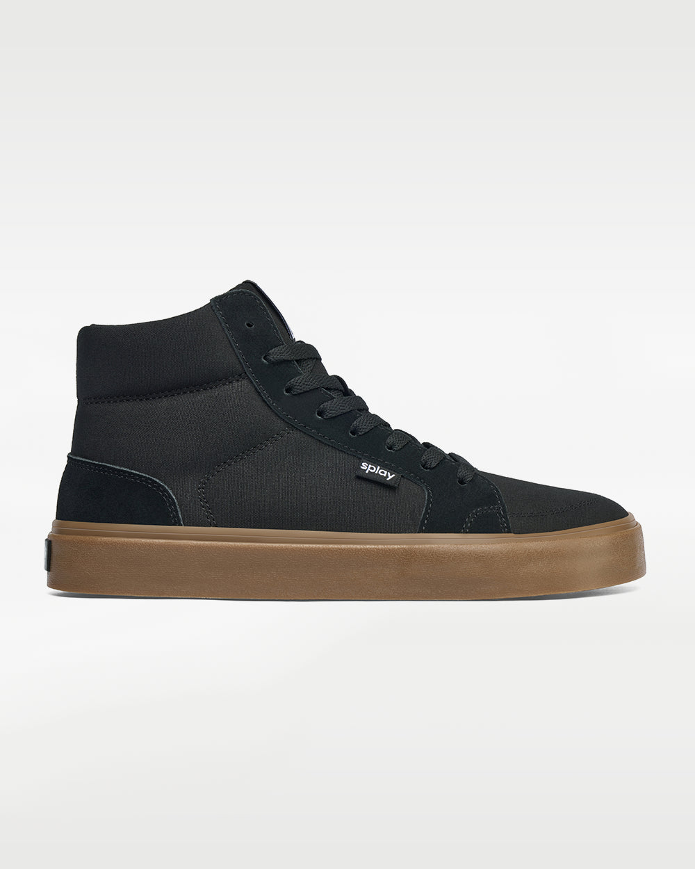 Splay REV HT Original Amsterdam barefoot shoes — high-top skate shoe, single shoe in left-side profile