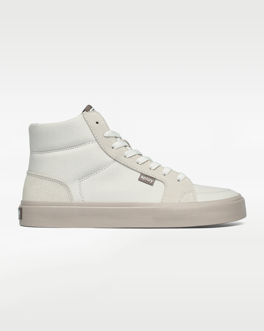 Splay REV HT Original Barcelona barefoot shoes — high-top skate shoe, single shoe in left-side profile