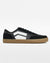 Splay 101 Blackboard '26 barefoot shoes — low-top court sneaker with a side stripe and gum sole, single shoe in left-side profile