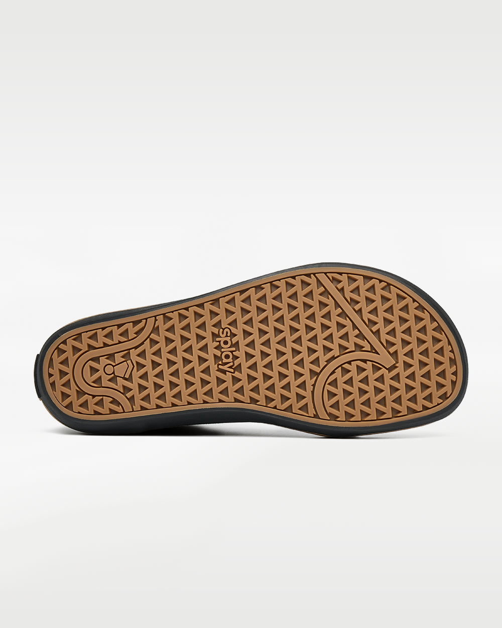 Splay REV HTS Carlsbad barefoot shoes — high-top suede skate shoe, outsole tread of a single shoe