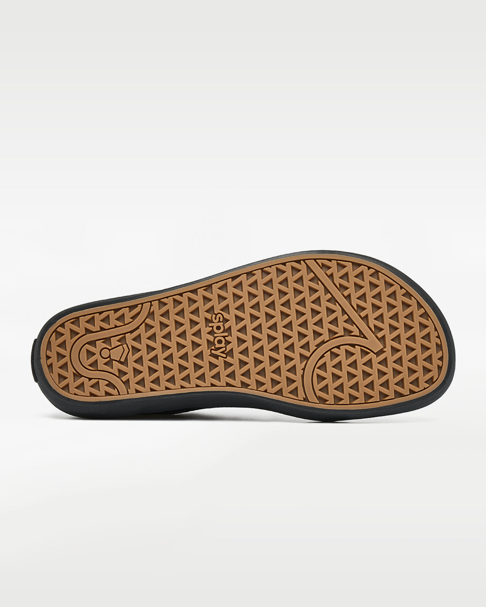 Splay REV LTS Carlsbad barefoot shoes — low-top suede skate shoe, outsole tread of a single shoe