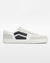 Splay 101 Graphite '26 barefoot shoes — low-top court sneaker with a side stripe and gum sole, single shoe in left-side profile