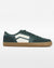 Splay 101 Ivy League Green '26 barefoot shoes — low-top court sneaker with a side stripe and gum sole, single shoe in left-side profile