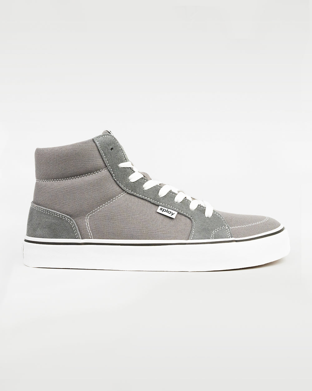 Splay REV HT Original London barefoot shoes — high-top skate shoe, single shoe in left-side profile