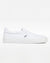 Splay REV SO Malibu barefoot shoes — canvas slip-on, single shoe in left-side profile