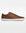 Splay Freestyle Leather Oak barefoot shoes — leather low-top lace-up sneaker, single shoe in left-side profile