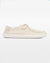 Splay Weekender Sandbar hemp barefoot shoes — hemp moc-toe shoe with laces, single shoe in left-side profile