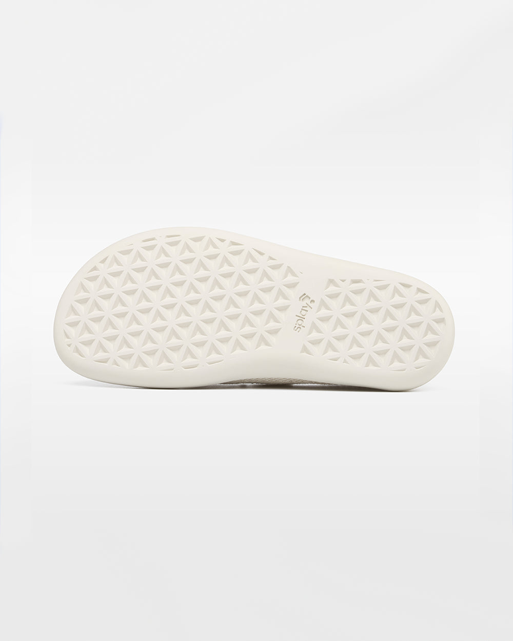 Splay Kids Weekender Sandbar hemp barefoot shoes — kids' hemp moc-toe shoe with laces, outsole tread of a single shoe