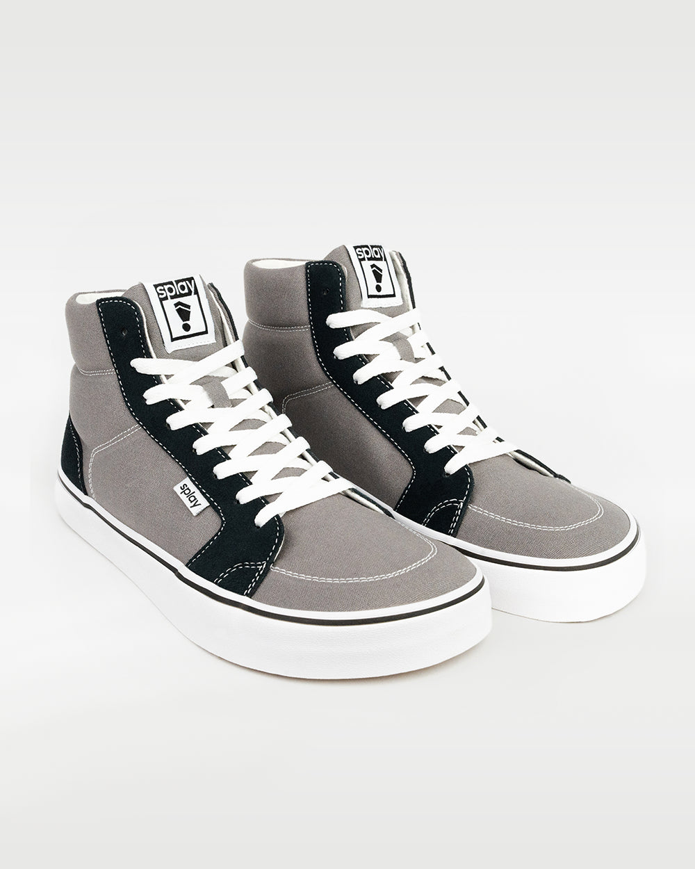 Splay REV HT Original Tokyo barefoot shoes — high-top skate shoe, pair in an angled three-quarter view from the front