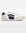 Splay Runner V1 Varsity White '26 barefoot shoes — retro nylon-and-suede running shoe, single shoe in left-side profile